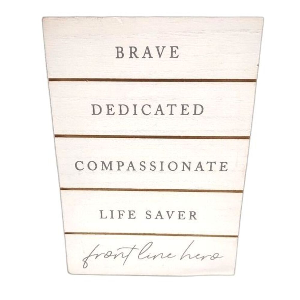 Front Line‎ Hero Inspirational Decor 7"X5"X1.75"
